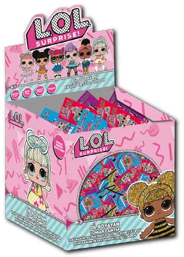L.O.L. Surprise! Sour Tongue Painter Lollipop product and display box